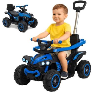 Imagem de Quadriciclo Eletrico Maral Pimpi Flash Wheels Azul 6V