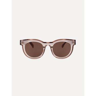 Imagem de Óculos Reserva de Sol Masculino Round Marrom Claro-Masculino