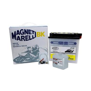 Imagem de Bateria Moto MM553B YBR 125 ED Magneti Marelli 5,5Ah Selada