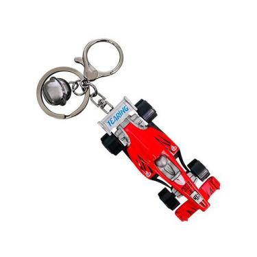 Imagem de Chaveiro Mini Formula Car Cartoon Alloy Racing Car Chaveiro - yiweisai