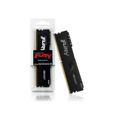 Imagem de Memoria RAM 16GB DDR4 3200MHz Kingston Fury Beast KF432C16BB/16