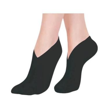 Imagem de Meias Hidratantes Para Pés Secos, Meias De Algodão Para Spa Noturno Co