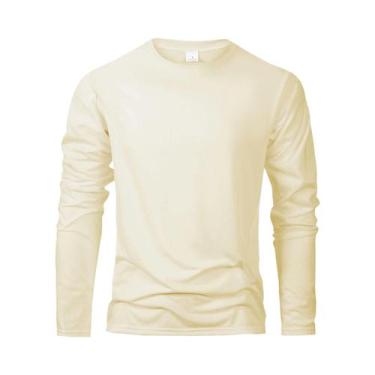 Imagem de Camisetas Masculinas De Manga Longa Com Tecnologia De Controle De Umid