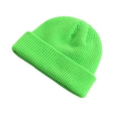 Imagem de Gorro De Lã Tricotado Para Homens E Mulheres, Estilo Moderno E Quente 