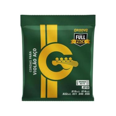 Imagem de Encordoamento Para Violão Aço .010 Solez Groove Gfp3