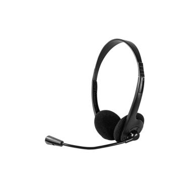 Imagem de Headset Com Fio Hf100 P2 180cm 30mm 100mw Mic Flexível Preto