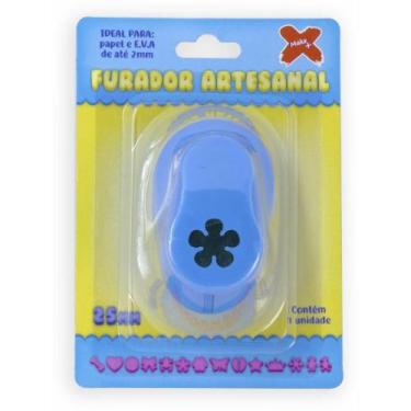 Imagem de Furador Papel e EVA Jumbo FLOR Hélice 25MM - Make
