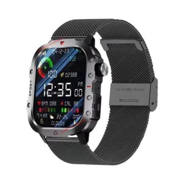 Imagem de Relógio Inteligente Militar Masculino 2.01" Com Chamada Bluetooth Por 