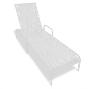 Imagem de Espreguiçadeira Catar para Jardim e Piscina Reclinável - avere, Branco
