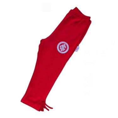 Imagem de Calça Infantil Internacional Legging Vermelha Oficial, Tam 8, Vermelho