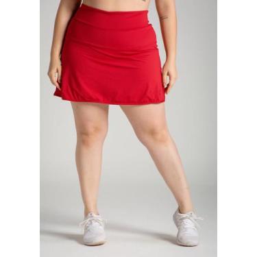 Imagem de Short Saia LARULP Cali Collen Sport Vermelho, G1