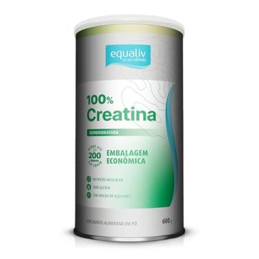 Imagem de Equaliv Creatina 600g – Creatina Monoidratada Sem Sabor em Pó, Alta Pureza e Rendimento de Até 200 Porções