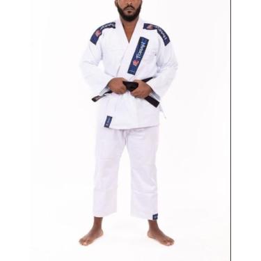 Imagem de Kimono Torah JiuJitsu Trançado Plus Adulto, Branco, A4