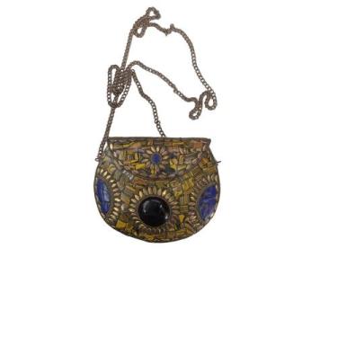 Imagem de Bolsa De Metal Com Mosaicos - Loja da Índia
