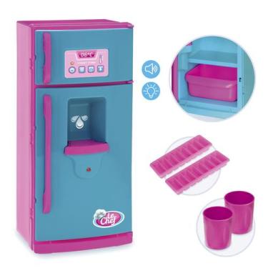 Imagem de Brinquedo Mini Geladeira Le Chef Som e Luz