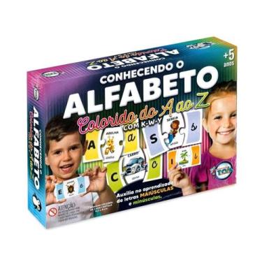 Imagem de Jogo Conhecendo o Alfabeto Colorido do A ao Z - Toia Brinquedos - brin