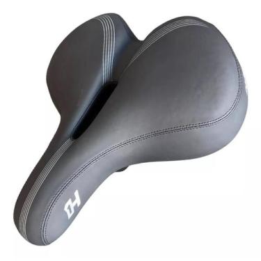 Imagem de Selim bicicleta 2 molas plus size gel Airflow High One, Preto, Único