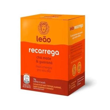 Imagem de Chá Recarrega Mate e Guaraná Leão 10 Sachês