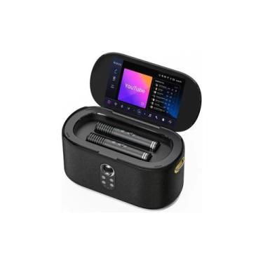 Imagem de Caixa de Som Joog Karaokê 180w Ikarao S1 Tela 10,1 2mic sem Fio, PRETO