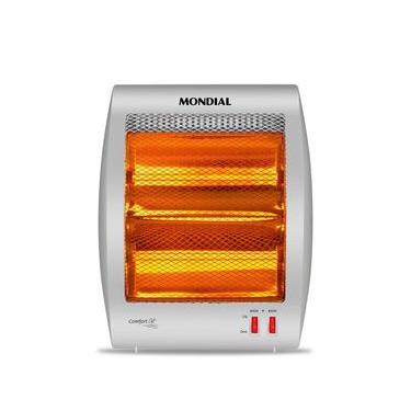 Imagem de Aquecedor Halógeno Comfort Air A-09 800W Portátil Silencioso Branco Mondial 220V