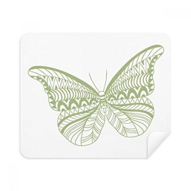 Imagem de Pano de limpeza de pipa borboleta verde, 2 peças, tecido de camurça