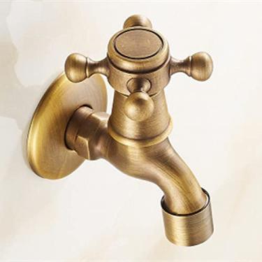 Imagem de Torneira decorativa de latão ao ar livre para jardim torneira antiga retrô máquina de lavar do banheiro torneira varanda antigo esfregão torneiras de luxo, 7, china