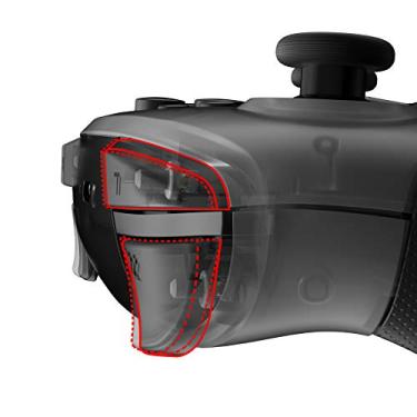 Imagem de eXtremeRate Kit de disparo de cabelo Clicky para controle Nintendo Switch Pro, botões de ombro, cabo flexível personalizado para controle Nintendo Switch Pro