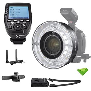 Imagem de Godox R200 Macro Ring Flash Head for AD200 AD200 Pro w/Godox Xpro-C Trigger 5800±200K 200Ws with Modeling Lamp Macro Speedlight for DSLR Cameras for Portrait, Macro Shooting, Wedding Photography, etc