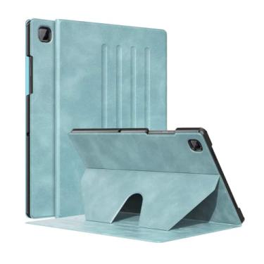 Imagem de WB Capa Tablet Samsung Galaxy Tab A7 10.4” (modelos SM-T500/505/507) Apoio Multiangular Auto hibernação Antichoque Design Slim Estilo Tecido Verde