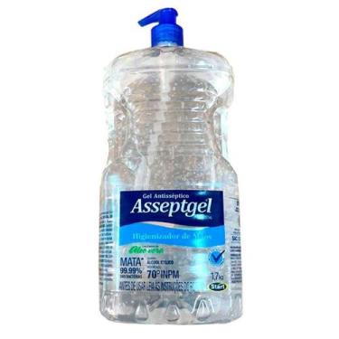 Imagem de Álcool Gel Asséptgel Cristal Aloe Vera 1,7Kg - Start Química - Asseptg