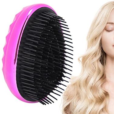 Imagem de Massageador De Couro Cabeludo, Massageador De Couro Para Promover O Crescimento Do Cabelo Pente De Estilo Desembaraçar Portátil De Viagem For Cuidados Com O Cabelo Para O Cabelo