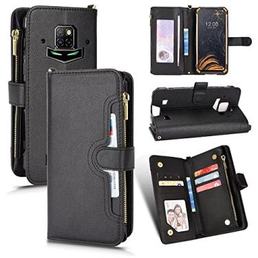 Imagem de Para Doogee S88 Pro / S88 Plus Litchi Texture Zipper Leather Telefone