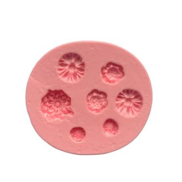 Imagem de Molde De Silicone Mini Cravinhos Suculentas Flor