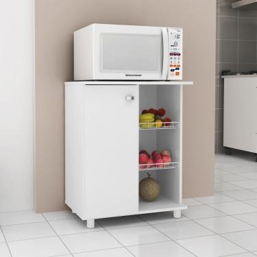 Imagem de Balcão Fruteira Multiuso Com 1 Porta Cr20000 Branco