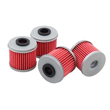 Imagem de Pacote de 4 filtros de óleo para Honda TRX450ER TRX450R ATV CRF250R CRF250X CRF450R CRF450X CRF150R CRF150RB Husqvarna TC250 TE250 TXC250 TE310