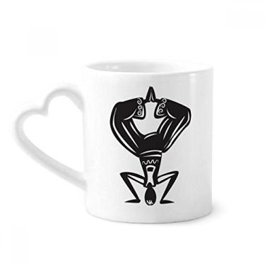 Imagem de Caneca Mexicana Celebre o México Caneca Café Cerâmica Copos Copo de Coração de Vidro