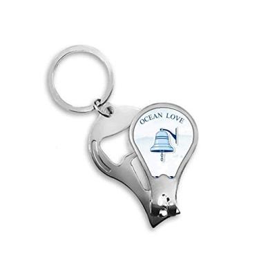 Imagem de Cortador de unhas Bell Ocean Love Sea Sailing Pattern abridor de chave tesoura