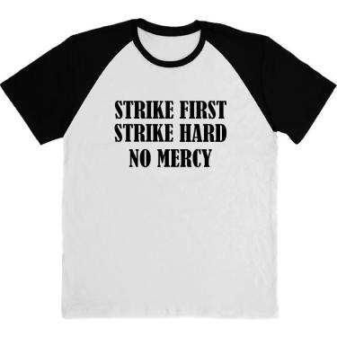 Imagem de Camiseta Cobra Kai Strike Fist Strike Hard No Mercy