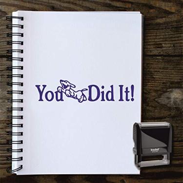 Imagem de You Did It Carimbo de professor, Carimbo de marcação, Carimbo de graduação, Carimbo de graduação escolar, Carimbo de graduação infantil, Estilo 1