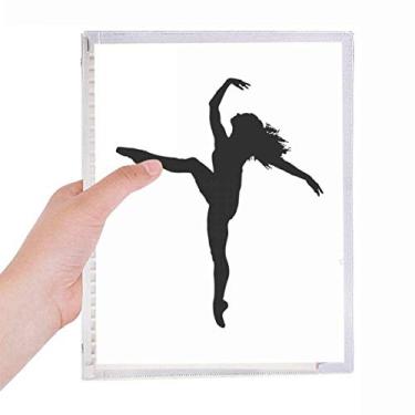 Imagem de Caderno de arte para dançarinos esportivos de dança com folhas soltas e diário recarregável