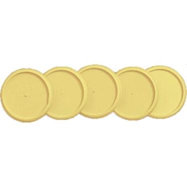 Imagem de Discos Para Caderno Inteligente, CI312019, Grande, 31 mm, Amarelo Cerrado, Com 12 Unidades