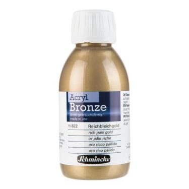 Imagem de Acryl Bronze Schmincke Metálico 150ml Rich Pale Gold