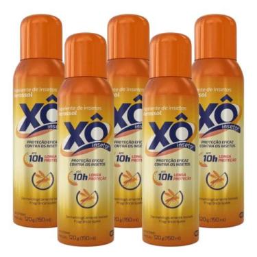 Imagem de Kit Xô Inseto Repelente Aerossol Com 5 Uni De 150ml Cada - CIMED