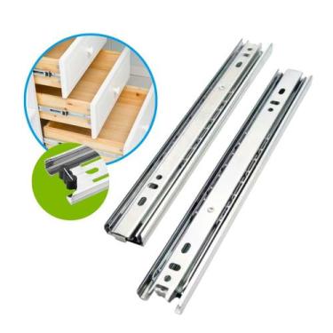 Imagem de Corrediça Telescópica Push To Open 400mm Fecho Toque - Mixso