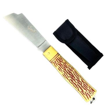 Imagem de Canivete Lâmina Aço Inox Ponta Larga E Bainha Idea ID-7488F