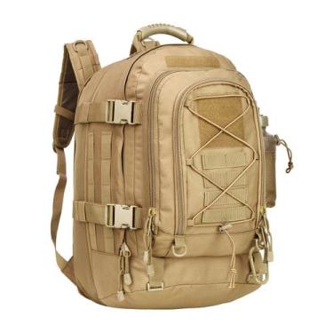 Imagem de Mochila tática ZsearArmy Large para homens Military Tan 64L