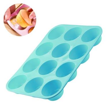 Imagem de Forma Silicone com 12 Cavidades para Empadas E Cupcakes - Dasshaus Fle