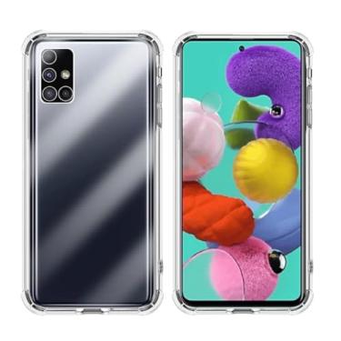 Imagem de Capa Capinha Anti Impacto Compatível Samsung Galaxy A51 Case Antishock Transparente