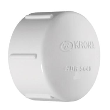 Imagem de Cap Roscavel PVC Branca 1.1/2  Krona UN 0223