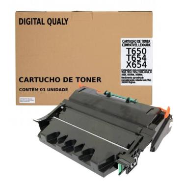 Imagem de Toner Compatível com T654 T654X11L para impressora T654dn T656 T656dne